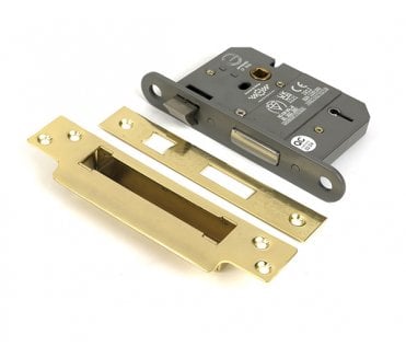 From The Anvil 5 Lever Mortice Sash Lock - Polished Brass