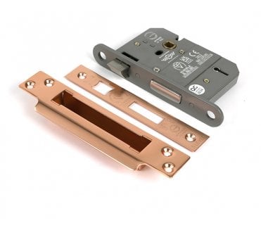 From The Anvil 5 Lever Mortice Sash Lock - Polished Bronze