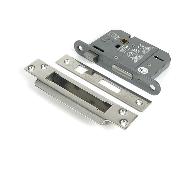 From The Anvil 5 Lever Mortice Sash Lock - Polished Chrome