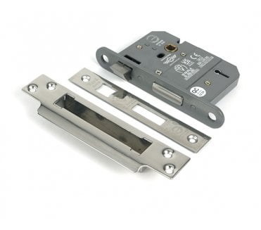 From The Anvil 5 Lever Mortice Sash Lock - Polished Chrome