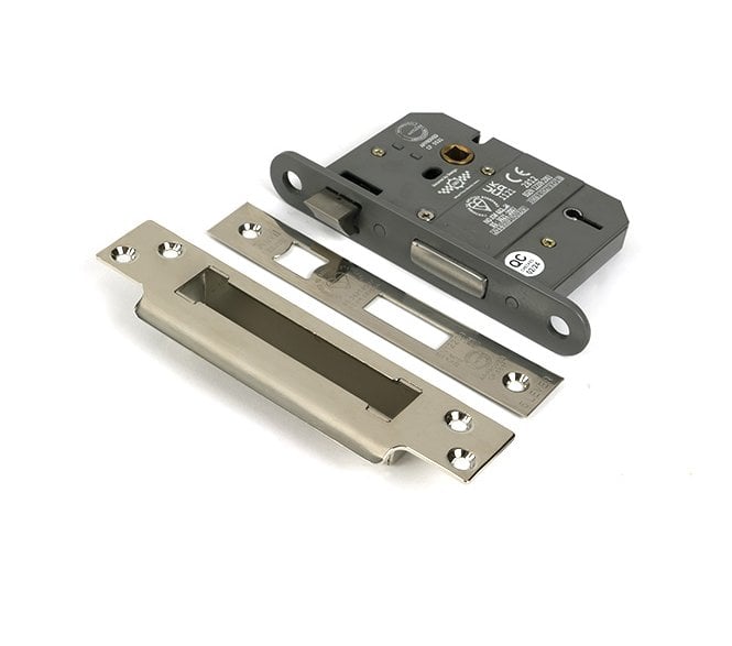 From The Anvil 5 Lever Mortice Sash Lock - Polished Nickel
