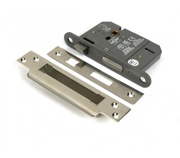 From The Anvil 5 Lever Mortice Sash Lock - Polished Nickel