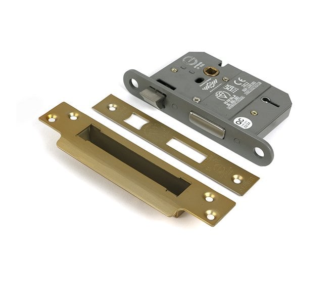 From The Anvil 5 Lever Mortice Sash Lock - Satin Brass