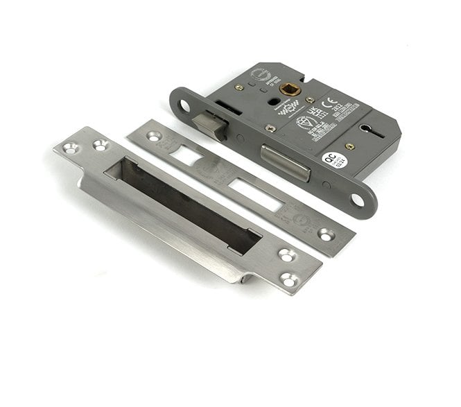 From The Anvil 5 Lever Mortice Sash Lock - Satin Chrome