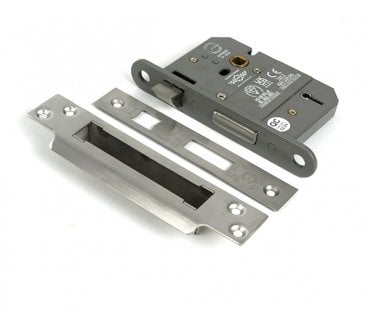 From The Anvil 5 Lever Mortice Sash Lock - Satin Chrome