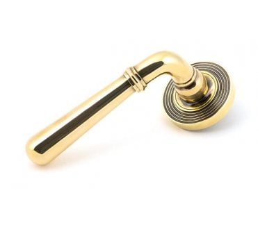 From The Anvil 50019 Newbury Lever on Rose Set (Beehive) - Unsprung - Aged Brass