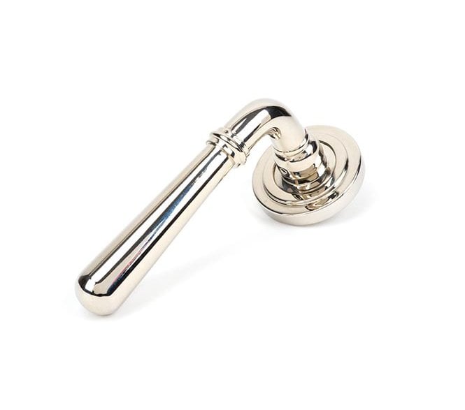 From The Anvil 50026 Newbury Lever on Rose Set (Art Deco) - Unsprung - Polished Nickel