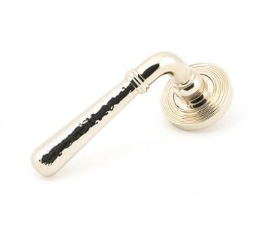 From The Anvil 50047 Hammered Newbury Lever on Rose Set (Beehive) - Unsprung - Polished Nickel