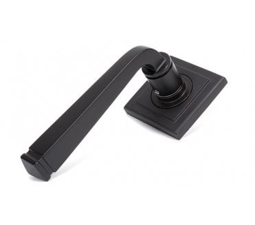 From The Anvil 50060 Avon Lever on Rose Set (Square) - Unsprung - Aged Bronze