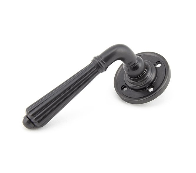 From The Anvil 50084 Hinton Lever on Rose Set - Unsprung - Aged Bronze