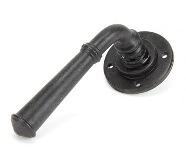 From The Anvil 50096 Regency Lever Handle On Rose Set Unsprung (Large Rose) - External Beeswax