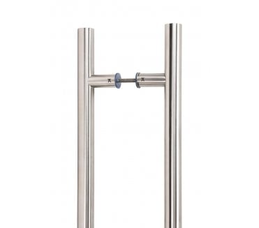 From the Anvil 50226 (Grade 316) - 600mm - T Bar Handle (Back to Back PAIR) - Satin Stainless Steel