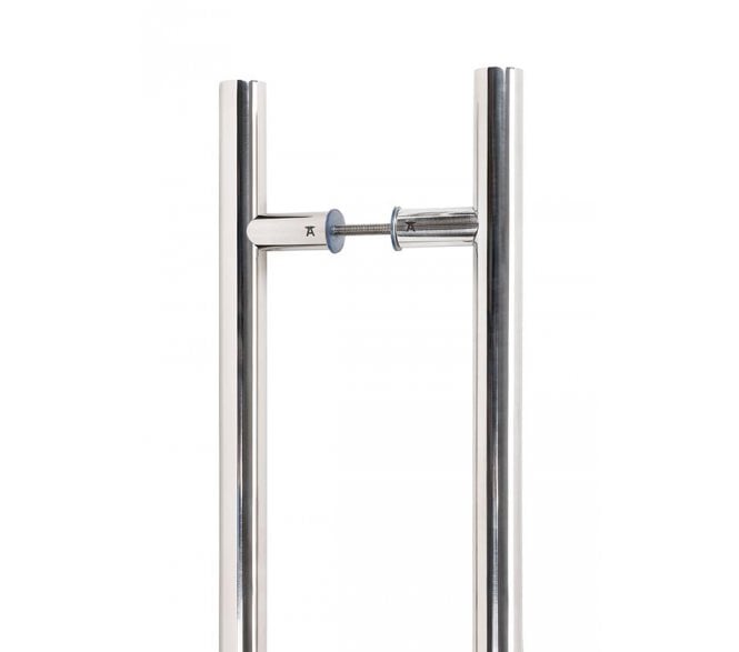 From The Anvil 50247 (Grade 316) - 1200mm - T Bar Handle (Back to Back PAIR) - Polished Stainless Steel