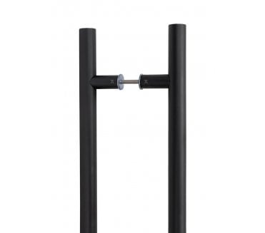 From The Anvil 50259 (Grade 316) - 900mm - T Bar Handle (Back to Back PAIR) - Matt Black