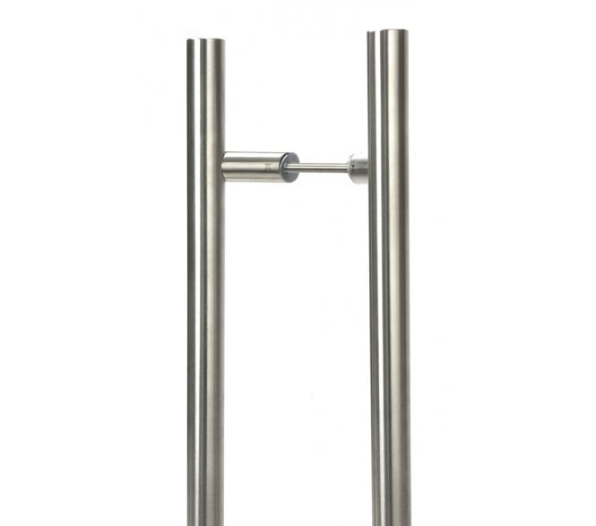 From The Anvil 50772 (Grade 316) - 600mm - Cranked T Bar Handle (Back to Back PAIR) - Satin Stainless Steel