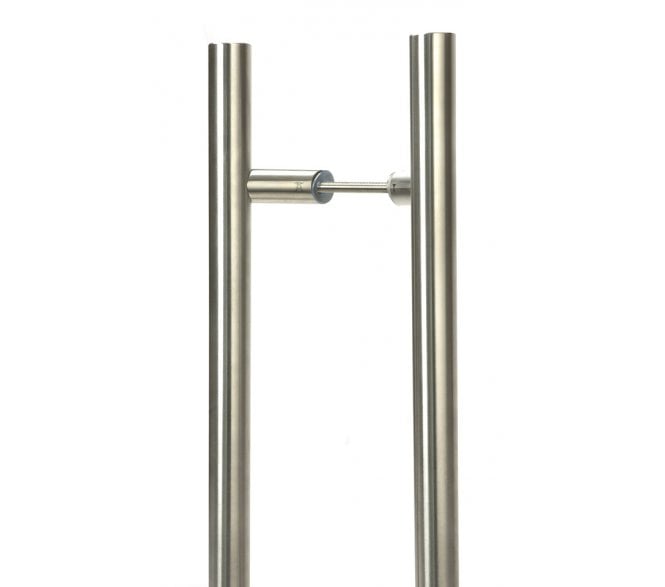 From The Anvil 50778 (Grade 316) - 1200mm - Cranked T Bar Handle (Back to Back PAIR) - Satin Stainless Steel