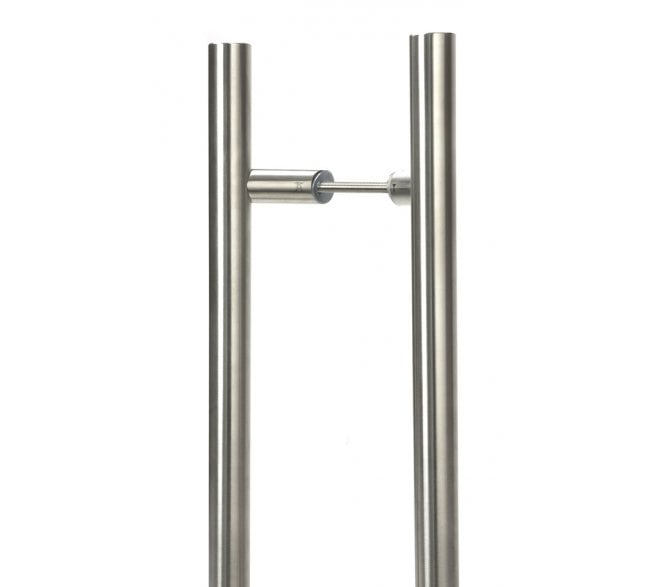 From The Anvil 50781 (Grade 316) - 1500mm - Cranked T Bar Handle (Back to Back PAIR) - Satin Stainless Steel