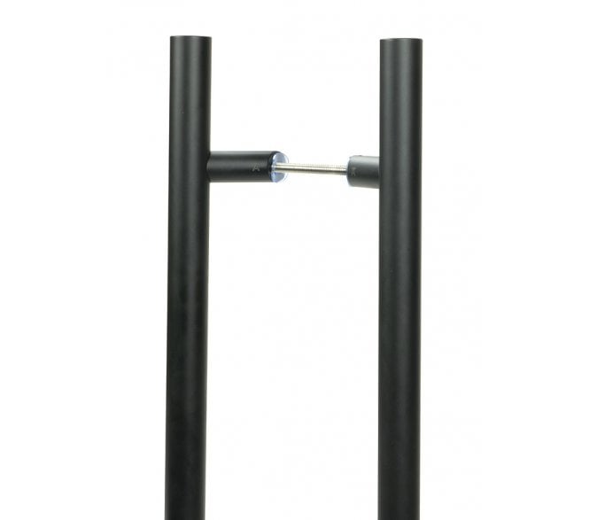 From The Anvil 50793 (Grade 316) - 1200mm - Cranked T Bar Handle (Back to Back PAIR) - Matt Black