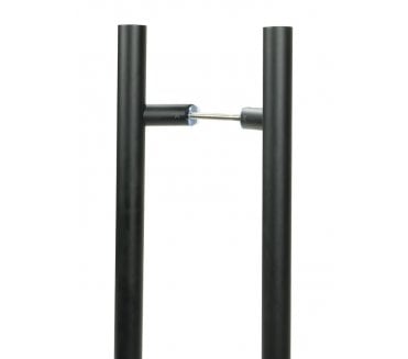 From The Anvil 50793 (Grade 316) - 1200mm - Cranked T Bar Handle (Back to Back PAIR) - Matt Black