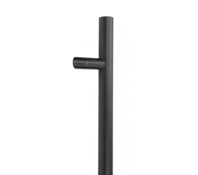 From The Anvil 50797 (Grade 316) - 1800mm - Cranked T Bar Handle (Face Fix) - Matt Black