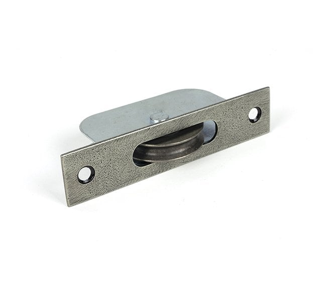From The Anvil 50914 Square Ended Sash Pulley - 75kg - Pewter
