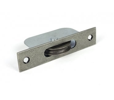 From The Anvil 50914 Square Ended Sash Pulley - 75kg - Pewter