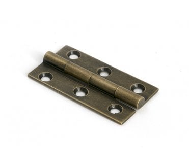 From The Anvil 50952 Cabinet Hinges (Pair) - 50x28mm - Burnished Brass