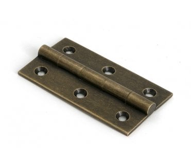 From The Anvil 50953 Cabinet Hinges (Pair) - 64x35mm - Burnished Brass
