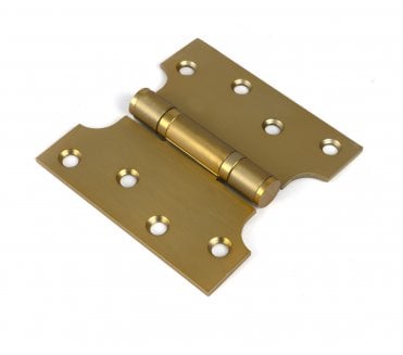 From The Anvil 51818 Parliament Hinges (Pair) - 102x51x102mm- Satin Brass