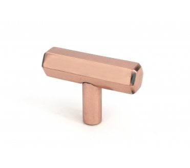 From The Anvil 51877 Kahlo T-Bar Cabinet Knob - Polished Bronze