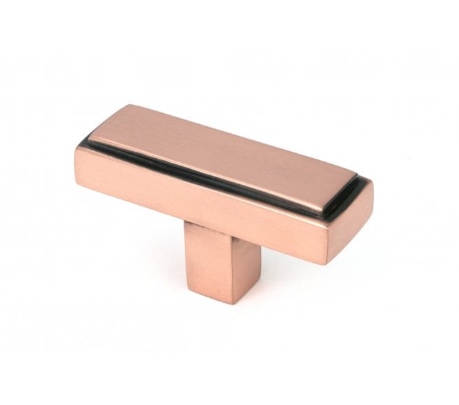 From The Anvil 51891 Scully T-Bar Cabinet Knob - Polished Bronze