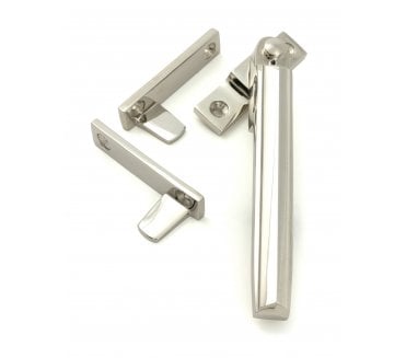 From The Anvil 51927 Art Deco Locking Night Vent Window Fastener - Polished Nickel