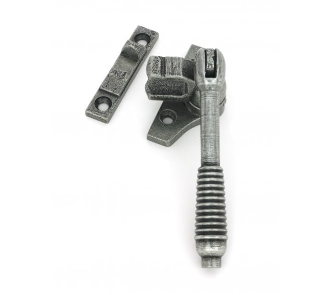 From The Anvil 51995 Night-Vent Locking Reeded Fastener (Steel Window) - Pewter
