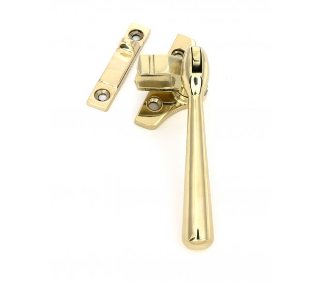 From The Anvil 52000 Night-Vent Locking Newbury Fastener (Steel Window) - Polished Brass