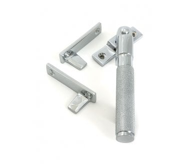 From The Anvil 52128 Brompton Knurled Locking Night Vent Window Fastener - Polished Chrome