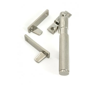 From The Anvil 52129 Brompton Knurled Locking Night Vent Window Fastener - Polished Nickel