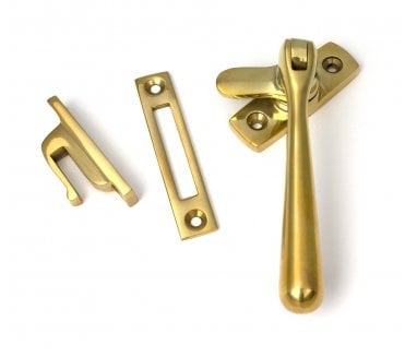 From The Anvil 52151 Locking Newbury Fastener - Polished Brass