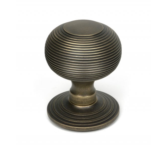 From The Anvil 52161 Beehive Centre Door Knob - Burnished Brass