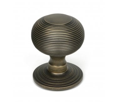 From The Anvil 52161 Beehive Centre Door Knob - Burnished Brass
