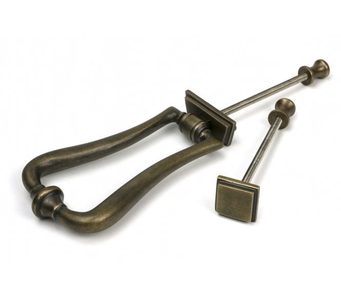 From The Anvil 52167 Slimline Art Deco Door Knocker - Burnished Brass