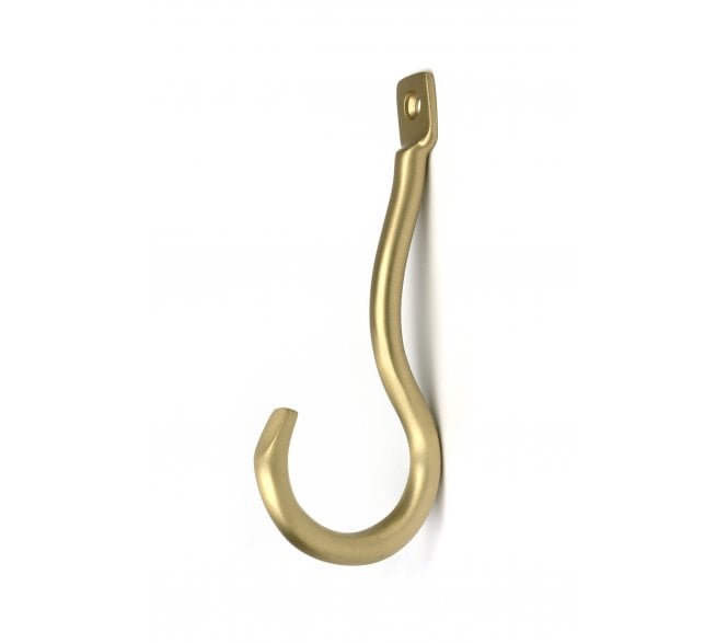 From The Anvil 52213 Anchor Coat Hook - Satin Brass