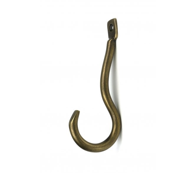From The Anvil 52214 Anchor Coat Hook - Burnished Brass