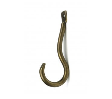 From The Anvil 52214 Anchor Coat Hook - Burnished Brass