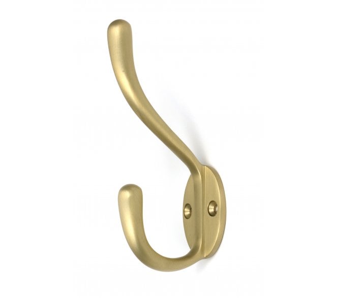 From The Anvil 52223 Newbury Hat & Coat Hook - Satin Brass