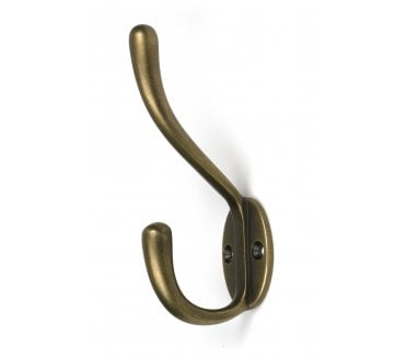 From The Anvil 52224 Newbury Hat & Coat Hook - Burnished Brass
