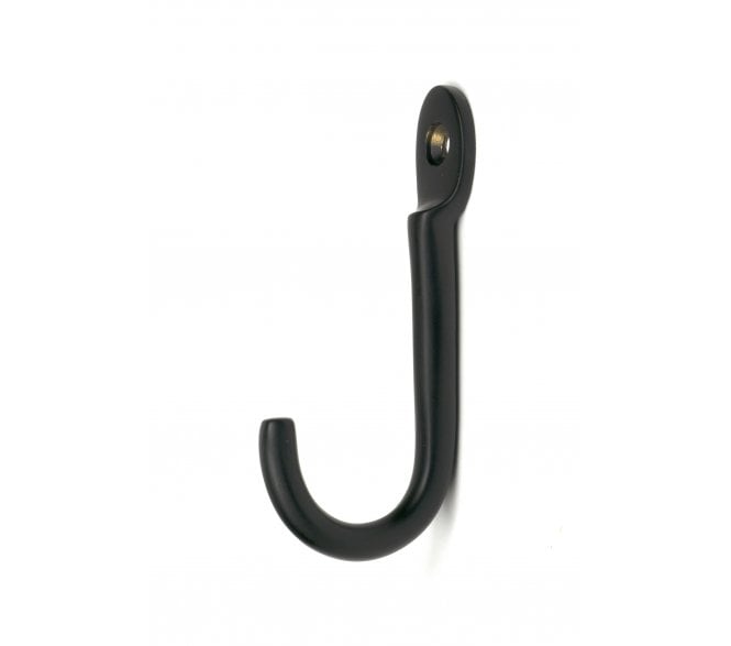 From The Anvil 52227 Traditional Coat Hook - Matt Black
