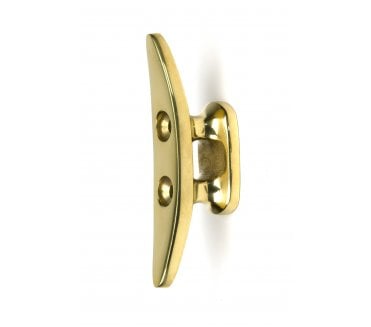 From The Anvil 52239 Marine Cleat Hook - Polished Brass