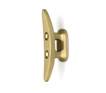 From The Anvil 52243 Marine Cleat Hook - Satin Brass