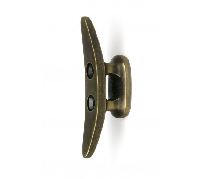 From The Anvil 52244 Marine Cleat Hook - Burnished Brass