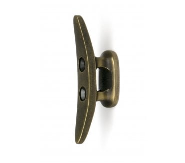 From The Anvil 52244 Marine Cleat Hook - Burnished Brass